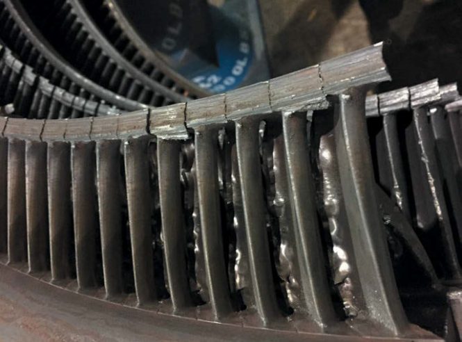 steam turbine damage